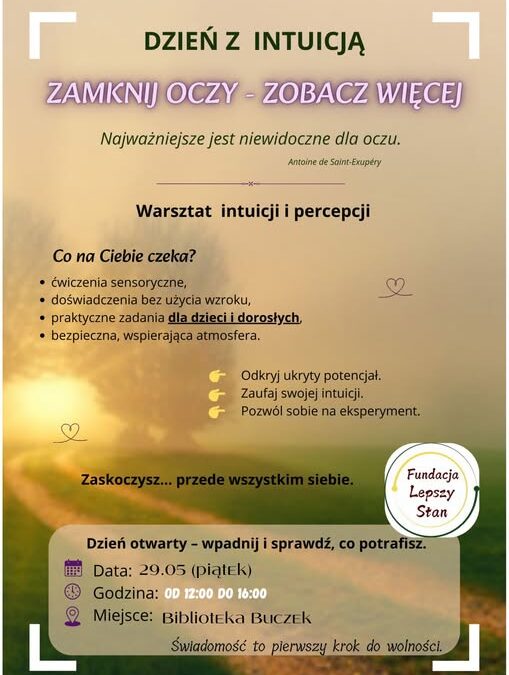 Dzień z&nbsp;intuicją – zapowiedź